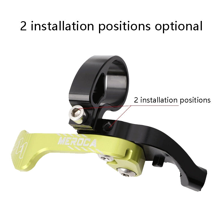 MEROCA Bicycle Telescoping Pipeline Controller Lifting Sitting Pipeline Control Switch, Black, Black Red, Black Green, Black Purple, Black Blue