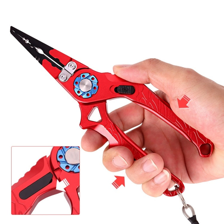 Multifunctional Open-Loop Lead-Pressing Fishing Pliers With Lock, Fishing Pliers With Lock