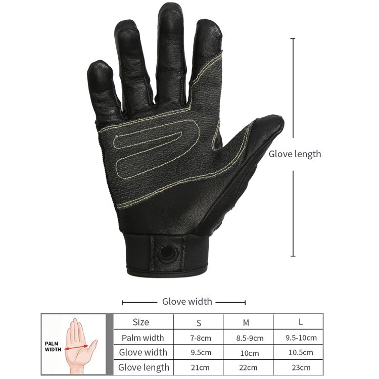 XINDA H-ST01 Outdoor Rope Drop Gloves Fitness Training Rope Drop Cave SRT Downhill Gloves, Size:, S, M, L, XL