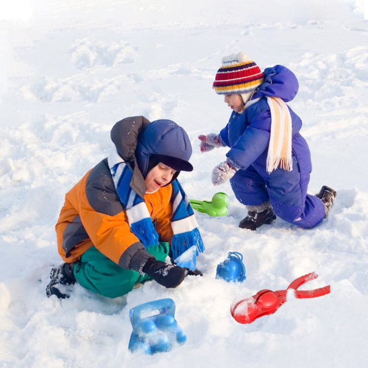 Children Winter Outdoor Playing With Snow Grippers Snowball Fight Tools, 3 PCS Stainless Steel Shovel, 2 PCS Double Ball Clip, 2 PCS Five Goals, 3 PCS Duck Clip, 2 PCS Snowman Clip