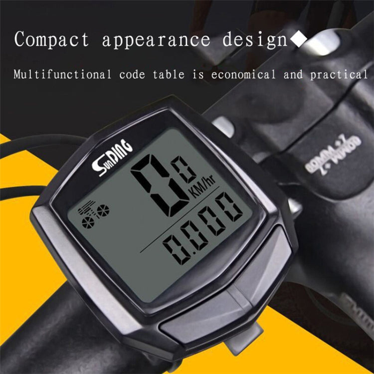 SUNDING SD-581 Bicycle Wired Code Meter Speedometer Odometer, SUNDING SD-581