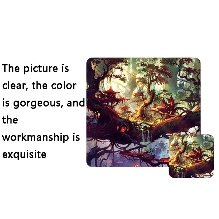 Hand-Painted Fantasy Pattern Mouse Pad, Size:, 300 x 800 x 1.5mm Not Overlocked, 300 x 800 x 2mm Seaming, 300 x 800 x 3mm Seaming, 300 x 800 x 4mm Seaming, 300 x 800 x 5mm Seaming, 400 x 900 x 1.5mm Not Overlocked, 400 x 900 x 2mm Seaming...