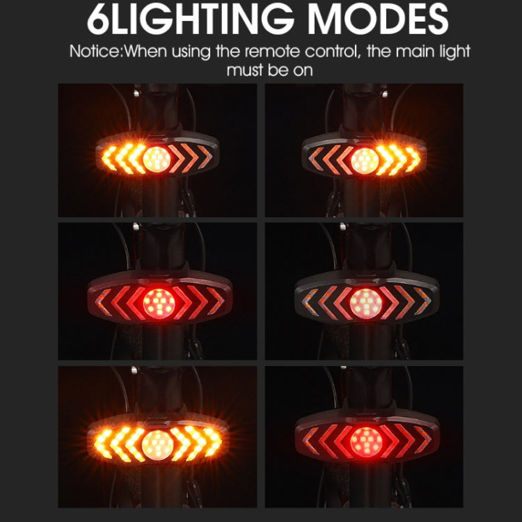 WEST BIKING Bicycle Remote Control Tail Light With Horn Tone, YP0701313