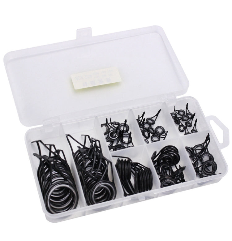 Ceramic Wire Loop Luya Rod Fishing Gear Accessories, 75 PCS / Box