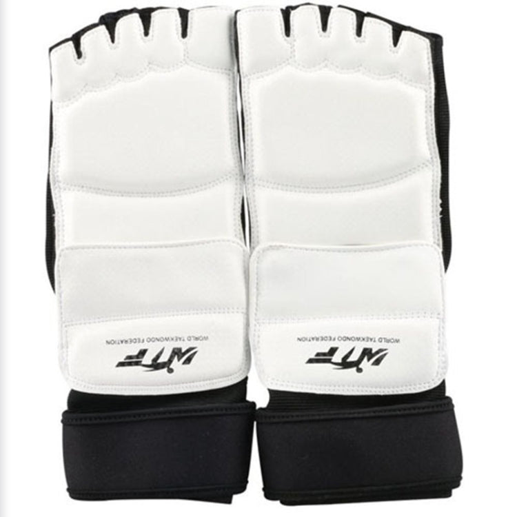 A Pair Taekwondo Boxing Half-toe Foot Guard, XS Foot Cover (Size 27-29), S Foot Cover (Size 30-33), M Foot Cover (Size 34-36), L Foot Cover (Size 37-39), XL Foot Cover (Size 40-44)