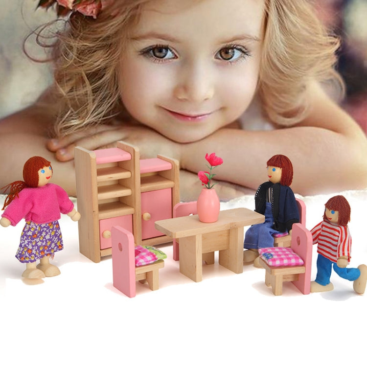 Pretend Play Mini Simulation Children Small Furniture Doll House Toy, Restaurant, Kitchen, Living Room, Bedroom, Bathroom