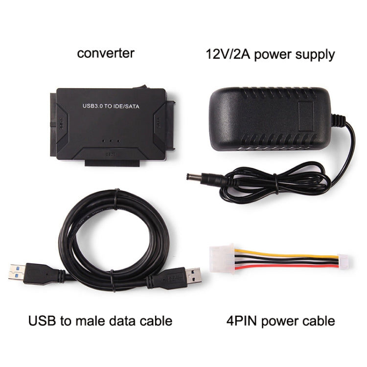 USB3.0 To SATA / IDE Easy Drive Cable External Hard Disk Adapter, Plug Specifications:, US Plug, EU Plug, AU Plug, UK Plug
