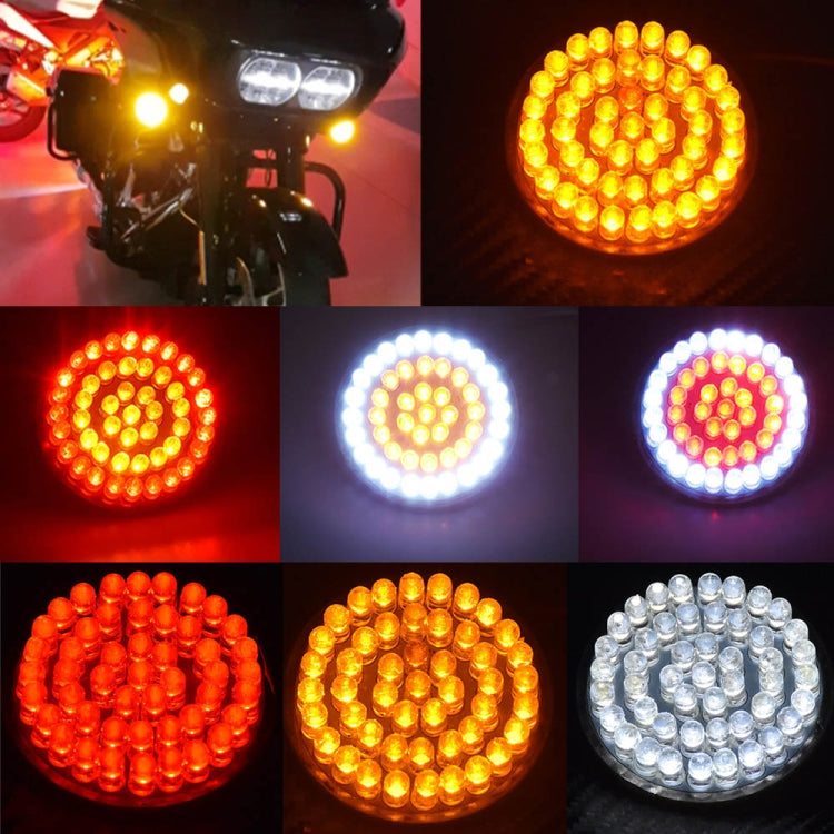 2 PCS Motorcycle LED Signal Steering Lamp For Dyna, For Dyna White Yellow Light, For Dyna Red Red Light, For Dyna White Red Light, For Dyna Red Light, For Dyna Yellow Light, For Dyna White Light