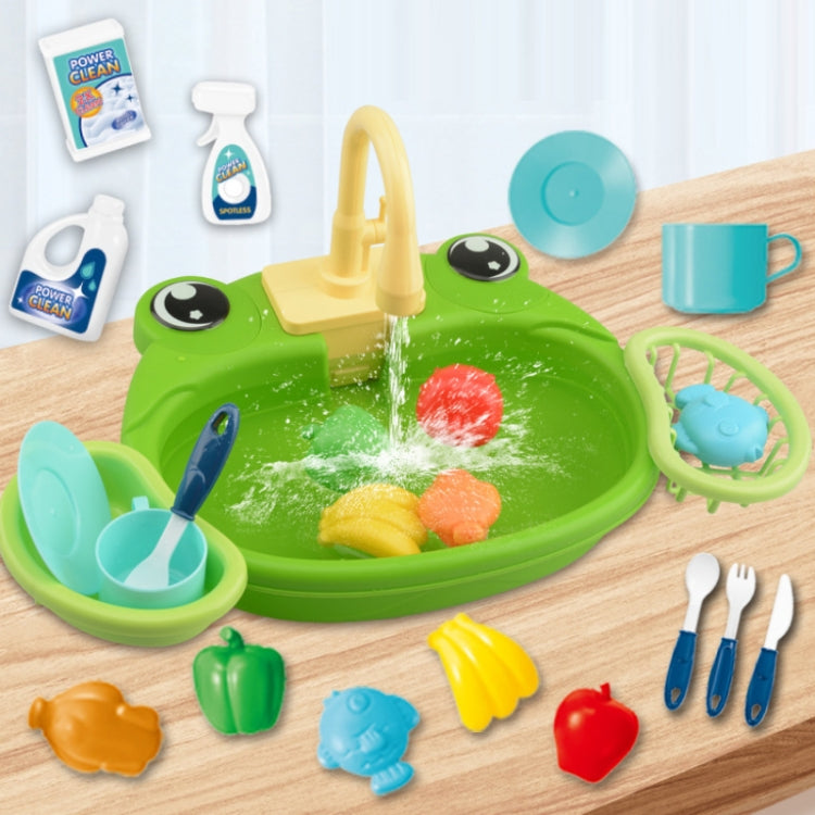Children Kitchen Toys Electric Circulating Water Dishwasher, Panda, Yellow Duck, Yellow, Blue, Pink, Giraffe, Dinosaur