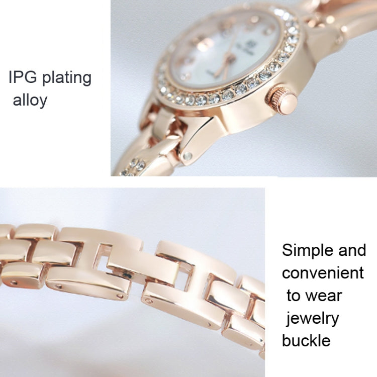 BS Bee Sister FA1531 Butterfly Cross Full Diamond Ladies Watch Bracelet Watches, Gold, Silver, Rose Gold