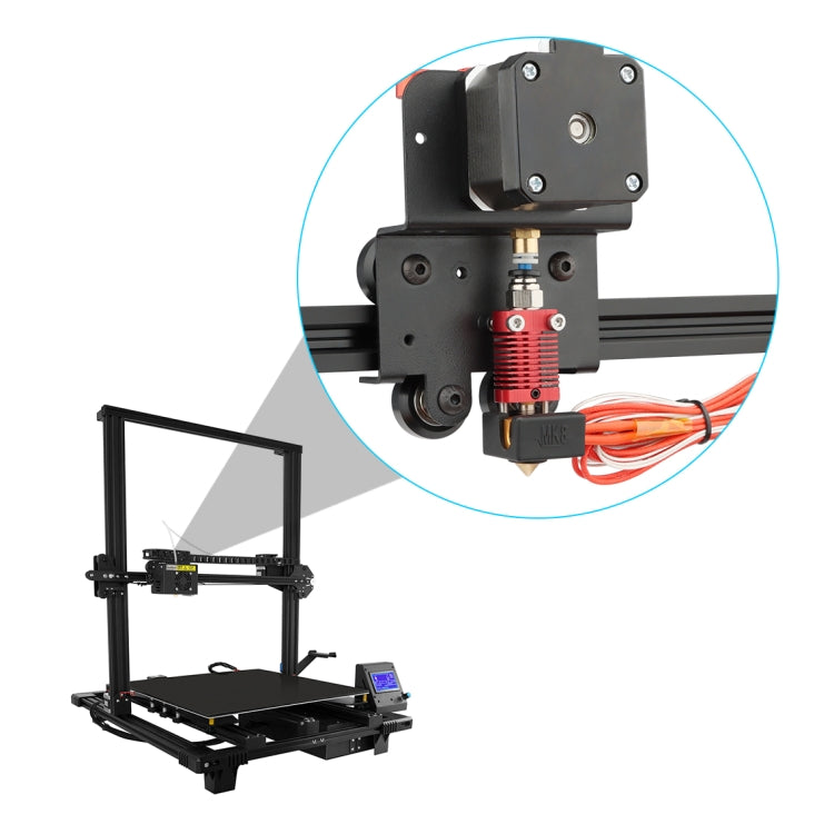 3D Printer Extruder Retrofit Kit For Ender3/CR10, Style:, Single Board, Installation Board, Installation Board+Extrusion Machine