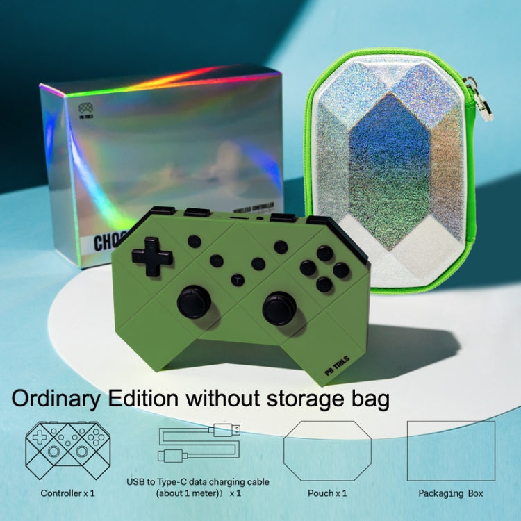 PB TAILS For Switch Bluetooth Wireless Gamepad, Style:, Ordinary Edition (Army Green), Ordinary Edition (Yellow Green), Ordinary Edition (Rose Red), Ordinary Edition (Black Silver), Deluxe Edition (Army Green), Deluxe Edition (Yellow Green)...