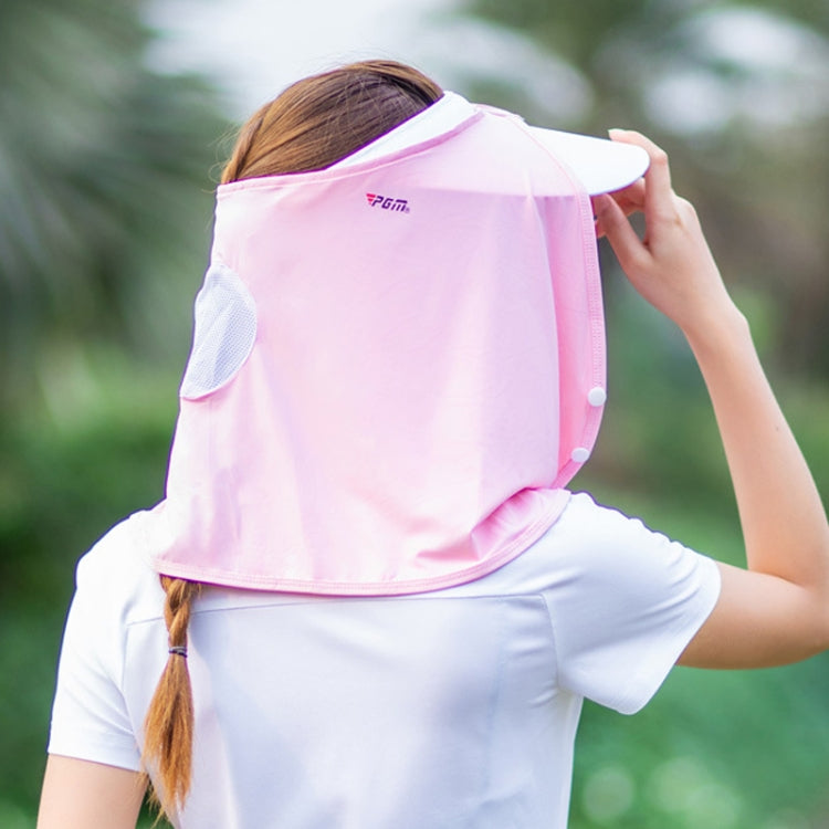 PGM WB001 Summer Sunscreen Golf Ice Silk Bib Sunscreen Headscarfs, WB001 Pink, WB001 Light Grey, WB001 Blue, WB001 White