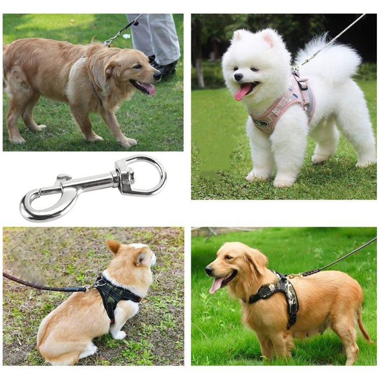 Stainless Steel Swivel Single Hook Pet Leash Hook, 65mm, 70mm, 80mm, 90mm, 100mm, 115mm, 120mm