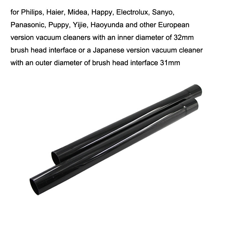 5PCS For Philips / Midea Vacuum Cleaner Accessories Straight Pipe Connecting Pipe, 5PCS Connecting Pipe