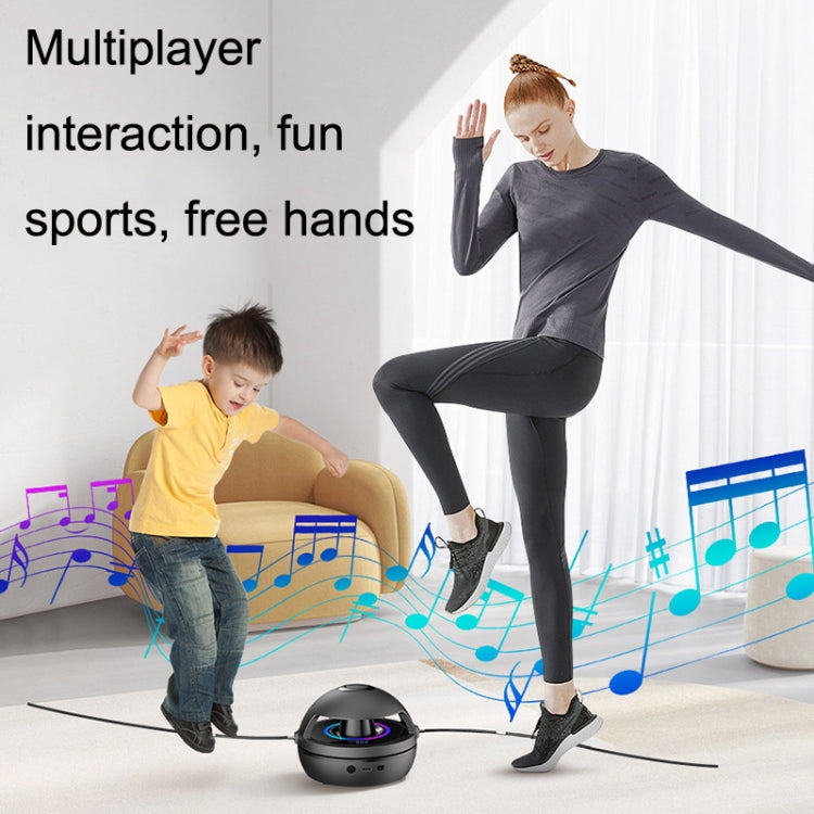 Children Fun Bluetooth Lighting Electronic Counting Intelligent Automatic Rope Skipping Machine, Rope Skipping Machine 4(Pink), Rope Skipping Machine 4(Black), Rope Skipping Machine 4(White), Rope Skipping Machine 4(Sky Blue)