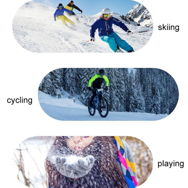 1 Pair Winter Fleece Thickened Warm And Windproof Outdoor Riding Motorcycle Gloves, Free Code