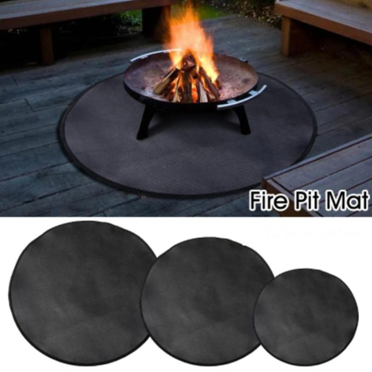Fireproof Grill Mat Fiberglass High Temperature Resistant Camping Mat, 24 Inches, 32 Inches, 36 Inches
