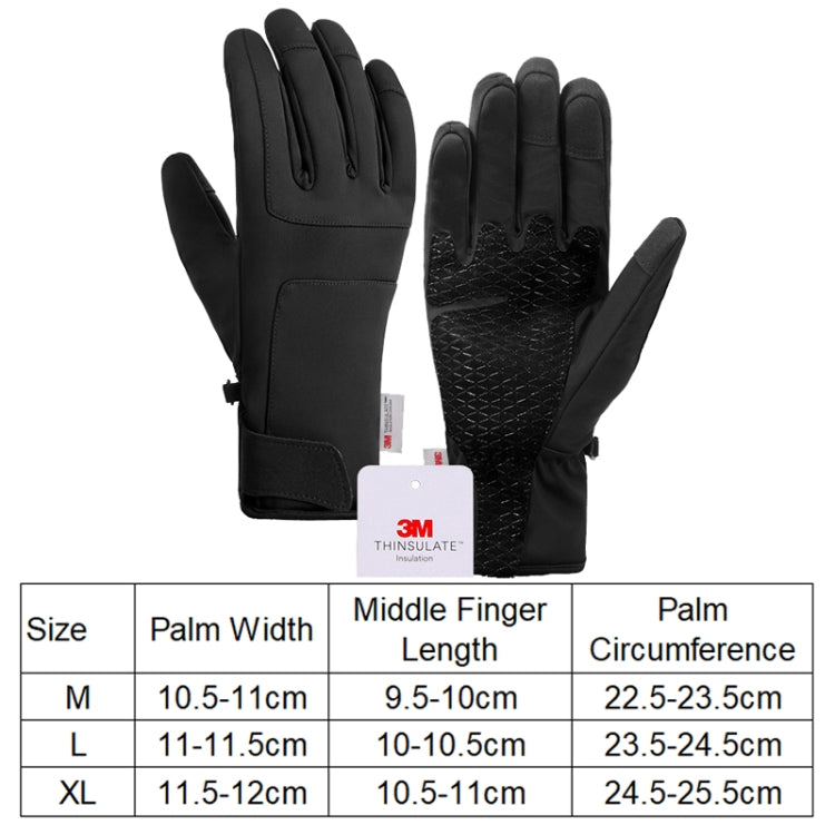 A030 Winter Skiing Glove Riding Sports Touch Screen Keep Warm Gloves, M, L, XL