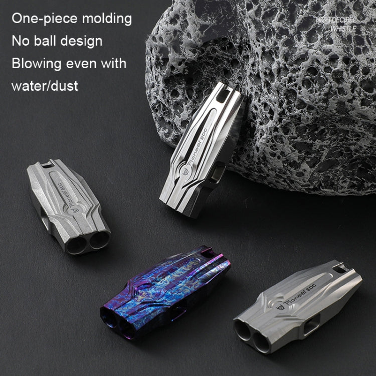 KS014 Dual Tube Outdoor Survival Referee Training High Frequency Whistle, KS014 Sandblast, KS014 Stonewash, KS014 Colorful, KS014 Natural Color