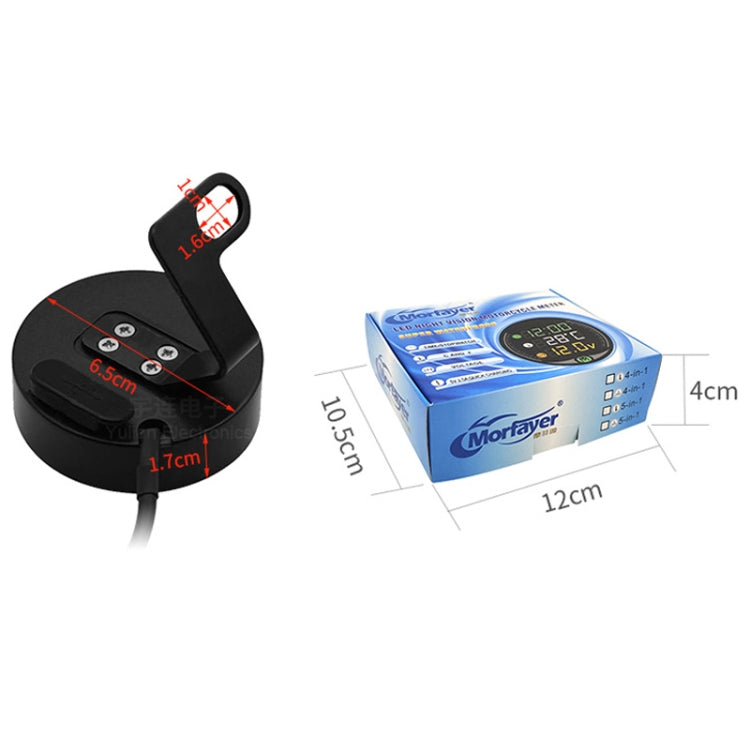 9-24V LED Night Vision Motorcycle Modification Instrument, Morfayer YL-M05 4 In 1 Water Temperature Model, Morfayer YL-M05 5 In 1 Water Temperature Model, Morfayer YL-M05 5 In 1 Environmental Temperature Model...