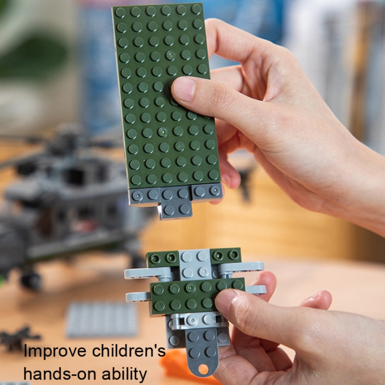 CAYI Helicopter Model Building Blocks Small Particle Puzzle Building Blocks Toys, 22011, 22040, 2254