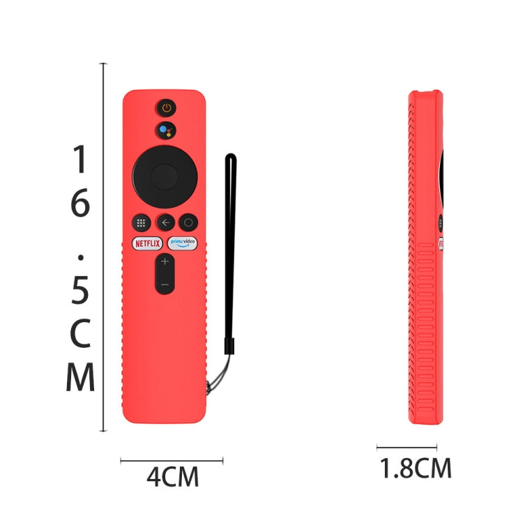 For Xiaomi 4K TV Stick Y48 Remote Control Anti-Drop Silicone Protective Cover, For Xiaomi Stick Luminous Green, For Xiaomi Stick Yellow, For Xiaomi Stick Black, For Xiaomi Stick Blue, For Xiaomi Stick Red, For Xiaomi Stick Luminous Blue