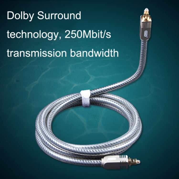 EMK YL/B Audio Digital Optical Fiber Cable Square To Square Audio Connection Cable, Length:, 1m, 1.5m, 1.8m, 2m, 3m, 5m, 8m, 10m, 15m, 20m, 30m