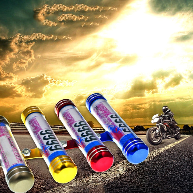 TF-2224 2pcs Multifunctional Waterproof Motorcycle Tax Bill Collection Tube, TF-2224(Red), TF-2224(Blue), TF-2224(Gold), TF-2224(Black), TF-2224(Silver)