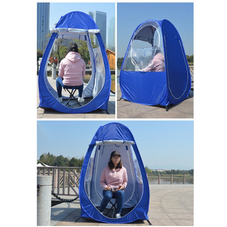 ZL-8802 Outdoor Rainproof and Sunshade Foldable Fishing Single Tent with Dual Window, ZL-8802 (Royal Blue)