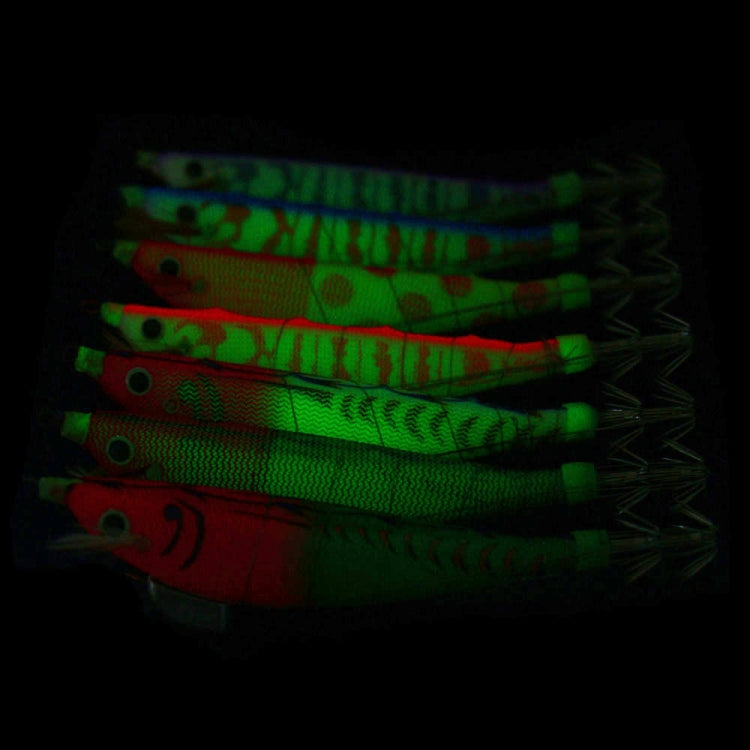 HENGJIA SJ033 Luminous Steel Wire Banana Shrimp Fake Bait, SJ033 (Red Head Light Green Tail), SJ033 (Colorful Stripe), SJ033 (Corn Pattern), SJ033 (Light Purple), SJ033 (Light Pink), SJ033 (Blue Back Pink Pattern), SJ033 (Yellow Body Red Dot)...