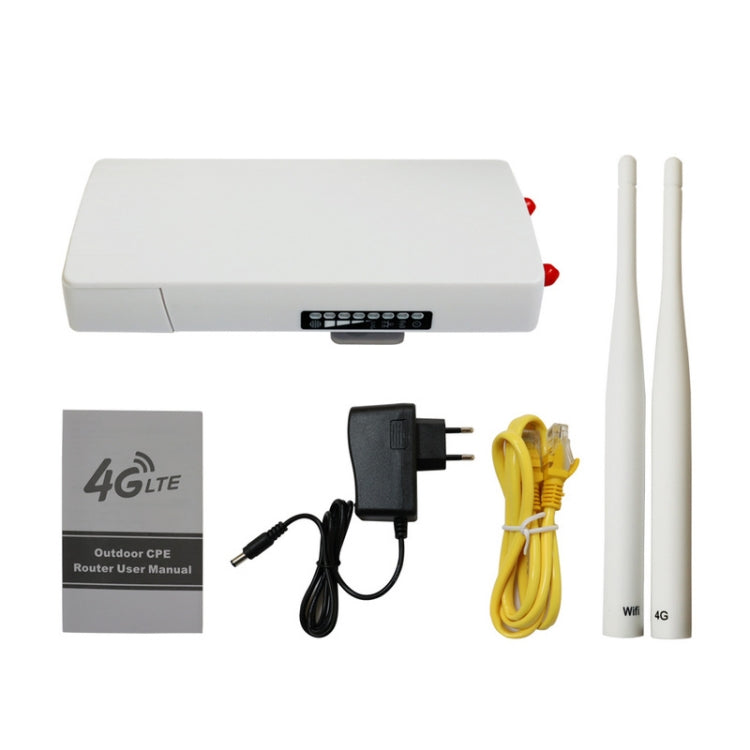 4G LTE Router CPE Outdoor Waterproof Mobile Router Triple Network, EU Plug, European Version, Asian Version