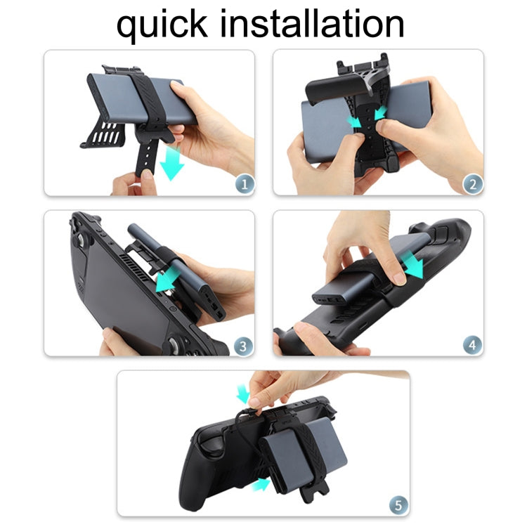 Hifylux ST-BF27 For Steam Deck Game Console Charging Treasure Base Mobile Power Desktop Bracket, Charging Treasure Base