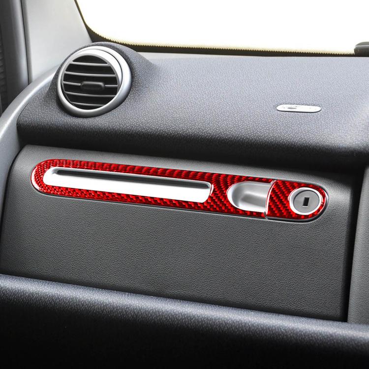 For 2011-2015 Mercedes-Benz Smart Right-Hand Drive 2pcs /Set Glove Box Handle Stickers, Right-Hand Drive