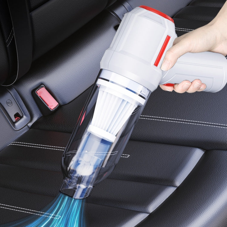 SUITU ST-6629 3 In 1 5500pa Car Wireless Vacuum Cleaner Blowing Suction And Pumping 3 Modes, White -USB Cable, Black -USB Cable, White -Seat Charge, Black -Seat Charge