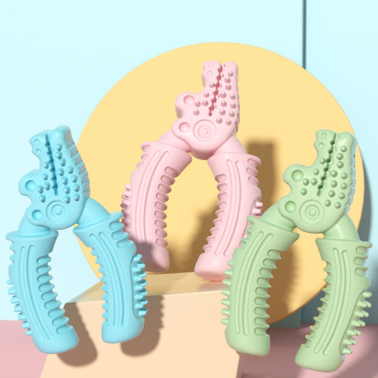 BG5058 Pet Chew Toys Crocodile Pliers Shape Dog Teething Stick, Crocodile Pliers (Blue), Crocodile Pliers (Pink), Crocodile Pliers (Green)