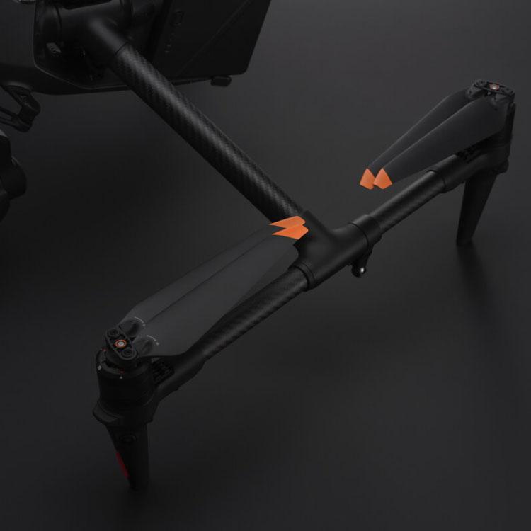 Original 1pair Foldable Quick-Release Propellers for DJI Inspire 3, Quick-Release Propeller