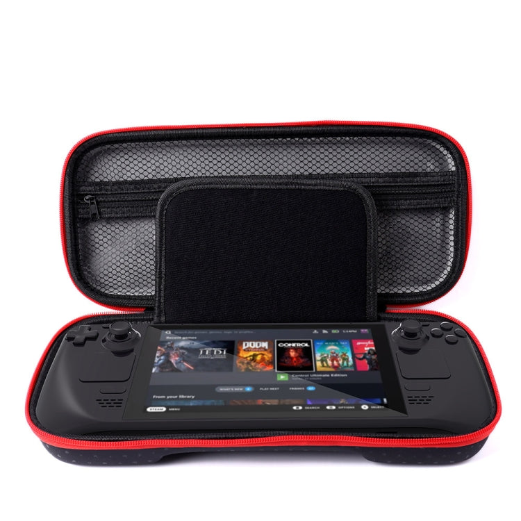 For Steam Deck Game Console Storage Bag Waterproof and Drop-proof with Interlayer, PU Bag