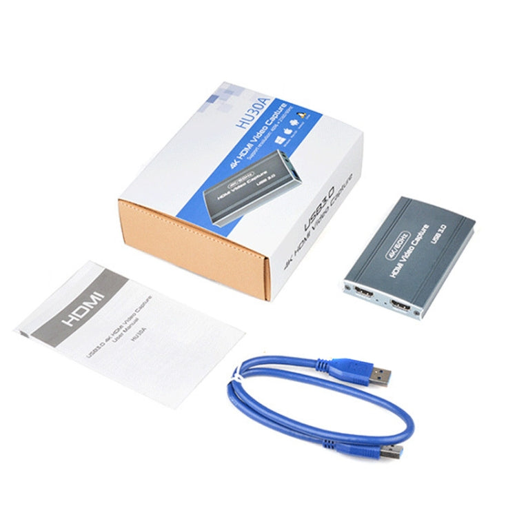 FJGEAR FJ-HU30A USB3.0 Capture Card 4K Game Live Recording Box, FJ-HU30A