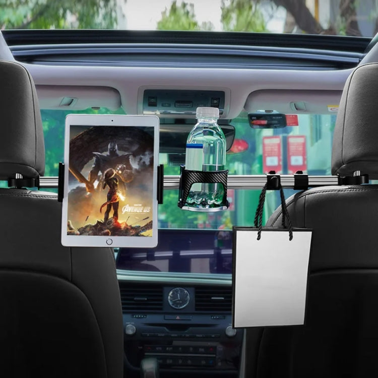 Car Mobile Phone Holder Computer Holder Universal Aluminum Tube With Hook, 3 in 1