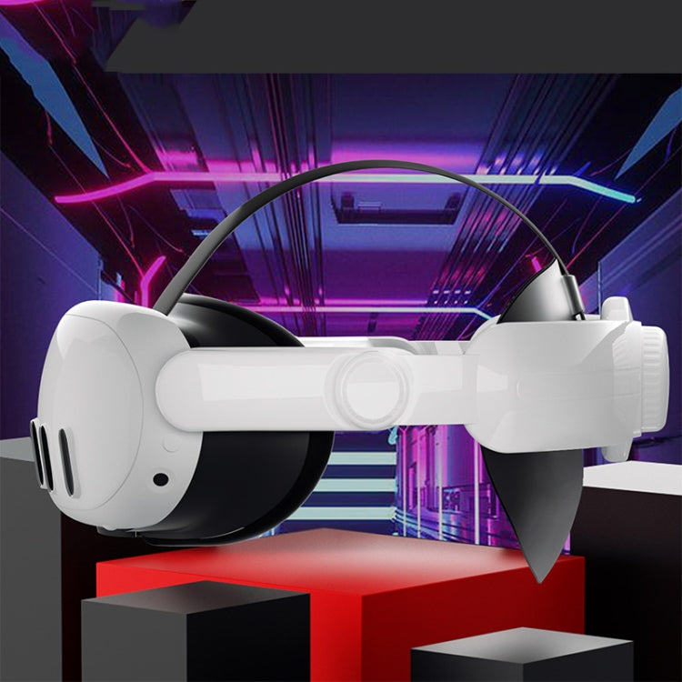 For Meta Quest 3 VR iplay Head Strap Reduce Pressure Adjustable Headband, Head Strap