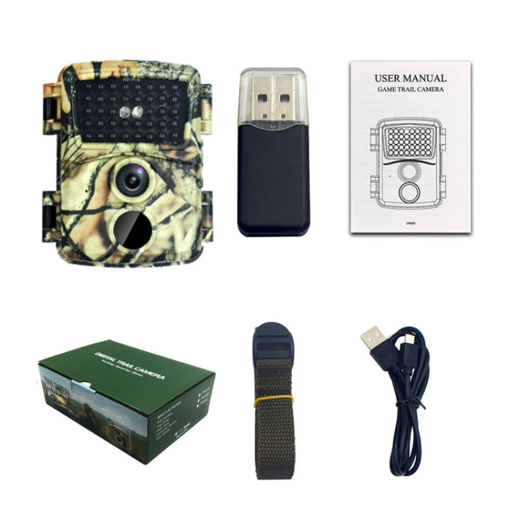 PR600C 20MP 1080P HD Infrared Camera Outdoor Hunting Camera 38 Infrared Light Monitoring Camera, PR600C