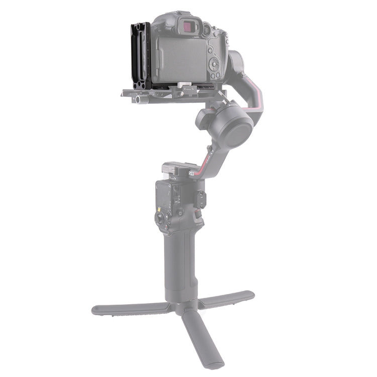 JLWIN Quick Release Plate L Bracket Plate for DJI Ronin RS 2 / RSC 2 / RS 3 Gimbal Stabiliser, 114 x 38 x 85