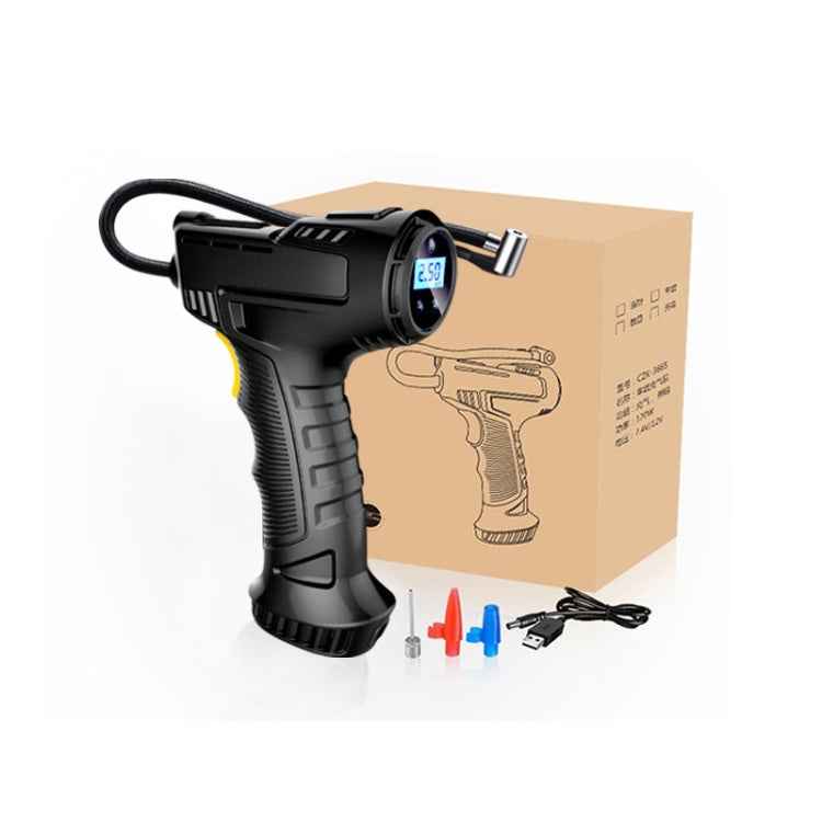 120W Car Air Pump Compressor Tire Inflator Equipment, Wireless Digital Display, Wired Pointer Model, Wired Digital Display