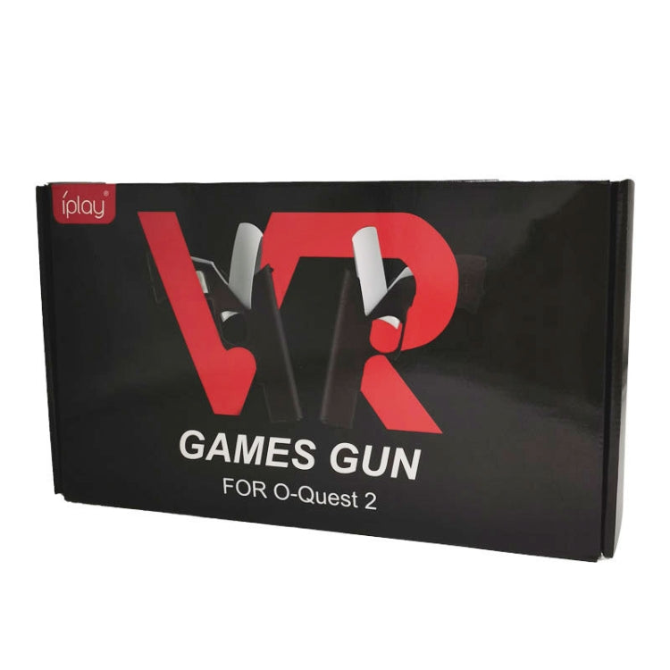 For Meta Quest 2 VR iplay Controller Shooting Game Grip, HBV-Q08 Black