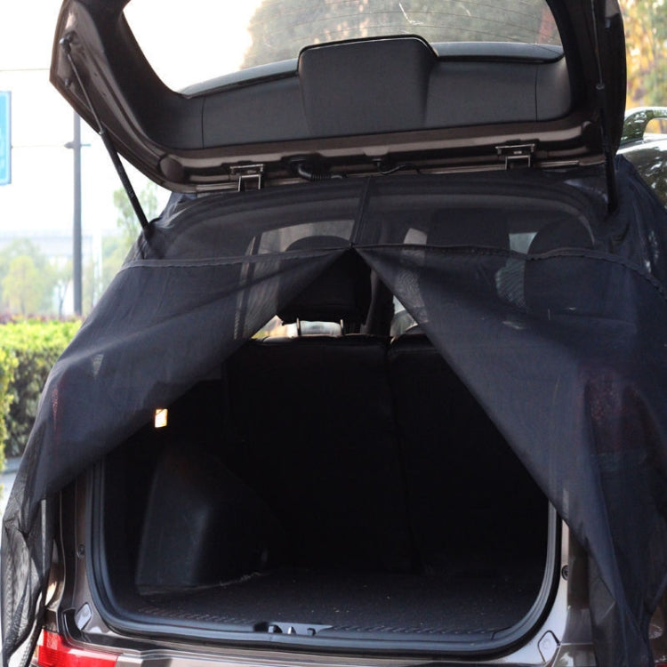 Car Tailgate Anti-Mosquito And Insect Screens Trunk Magnetic Sunscreen Mosquito Net, S 144 x 150cm, M 156 x 150cm, L 162 x 150cm, XL 174 x 150cm