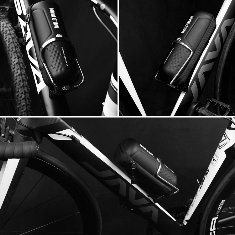 WILD MAN E3 EVA Hard Shell Bicycle Tool Storage Bag Cycling Equipment, E3 (Carbon Pattern)