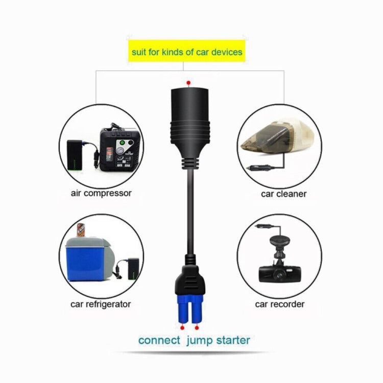 Car Emergency Startup Power Supply Multifunctional EC5 Head DC Rotor Public Cigaretteer Mother Seat