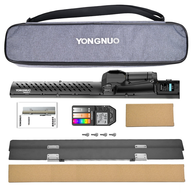 YONGNUO YN360IV 480 LEDs RGB APP Controlled Photography Fill Light, Standard, Standard+Adapter, Standard+NP-F970, Standard+NP-F750, Standard+Adapter+NP-F970, Standard+Adapter+NP-F750
