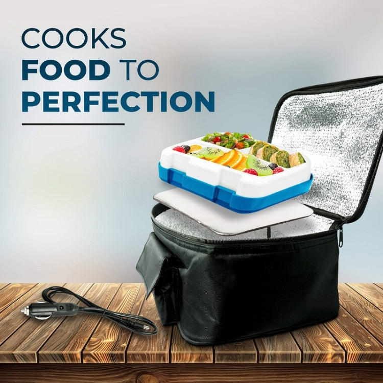 12V Food Warmers Electric Heater Lunch Box Container, US Plug Heated Lunch Box